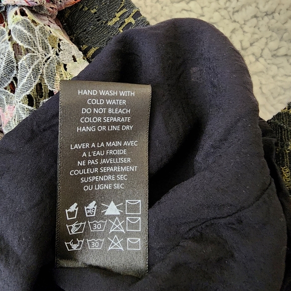 Anthropologie eri + ali Nevaeh floral lace fit & flare dress Size 2 - Picture 10 of 12